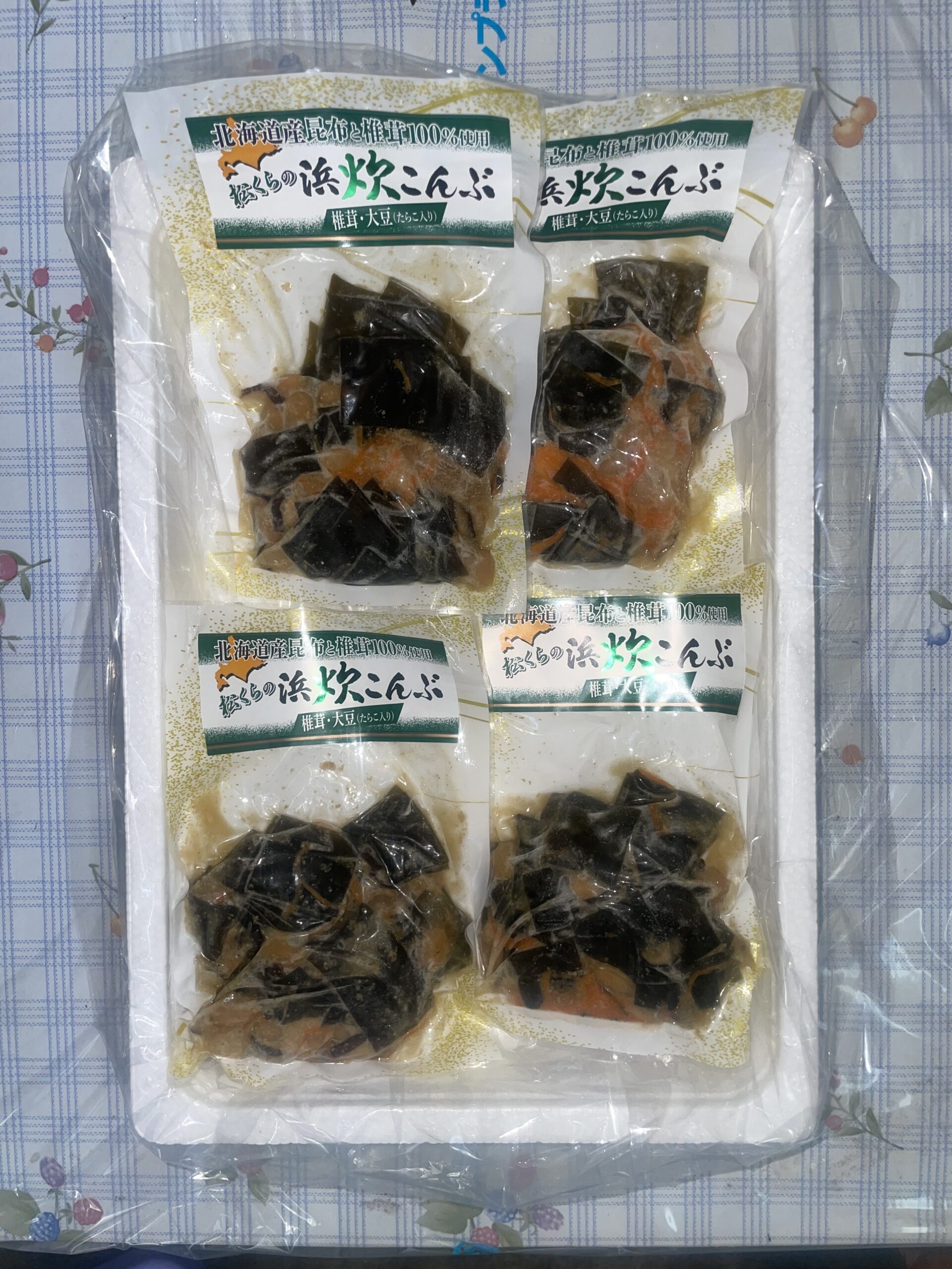 浜炊こんぶ 椎茸・大豆(たらこ入り)100g×4セット - 画像 (5)